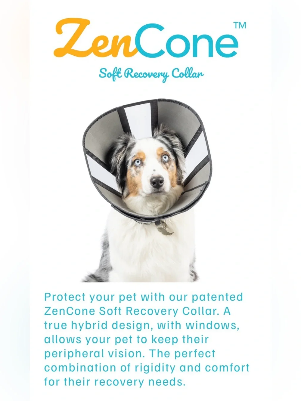 ZenPet ZenCone Soft Recovery Collar for Dogs — NWT